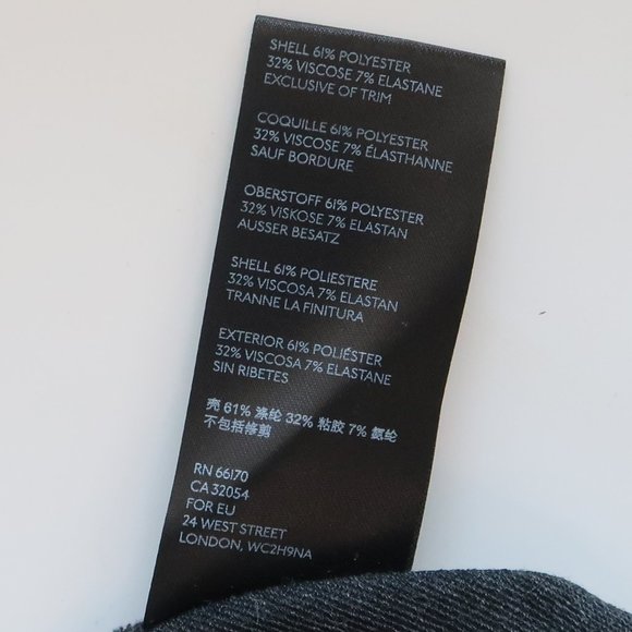 Anthropologie Grey Column Boat Neck Midi Dress Size Medium M - Picture 9 of 10